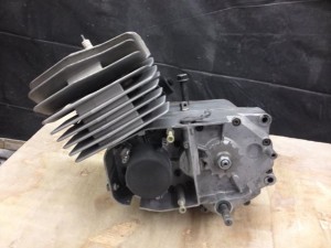 50 CC Engine after soda blasting 